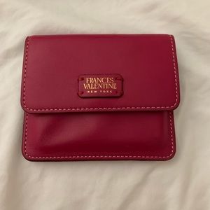 Frances Valentine small pink wallet.